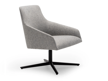 ALYA BU1523 - Swivel upholstered with 4-spoke base easy chair by Andreu World - view 2